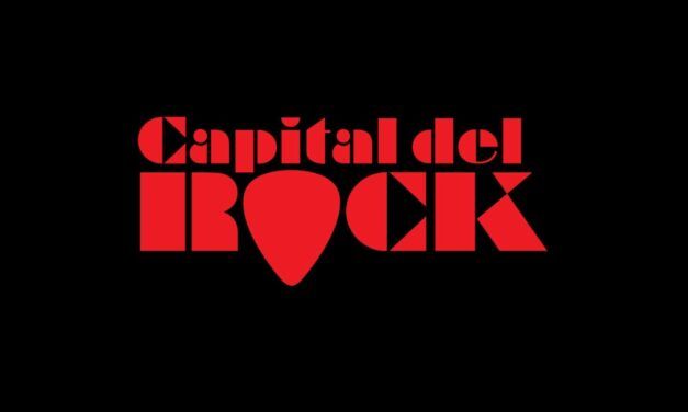 Logotipo-Stencil para el proyecto Capital del Rock